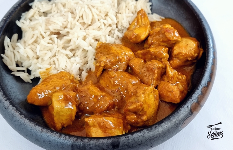 Pollo al Curry con Arroz Basmati